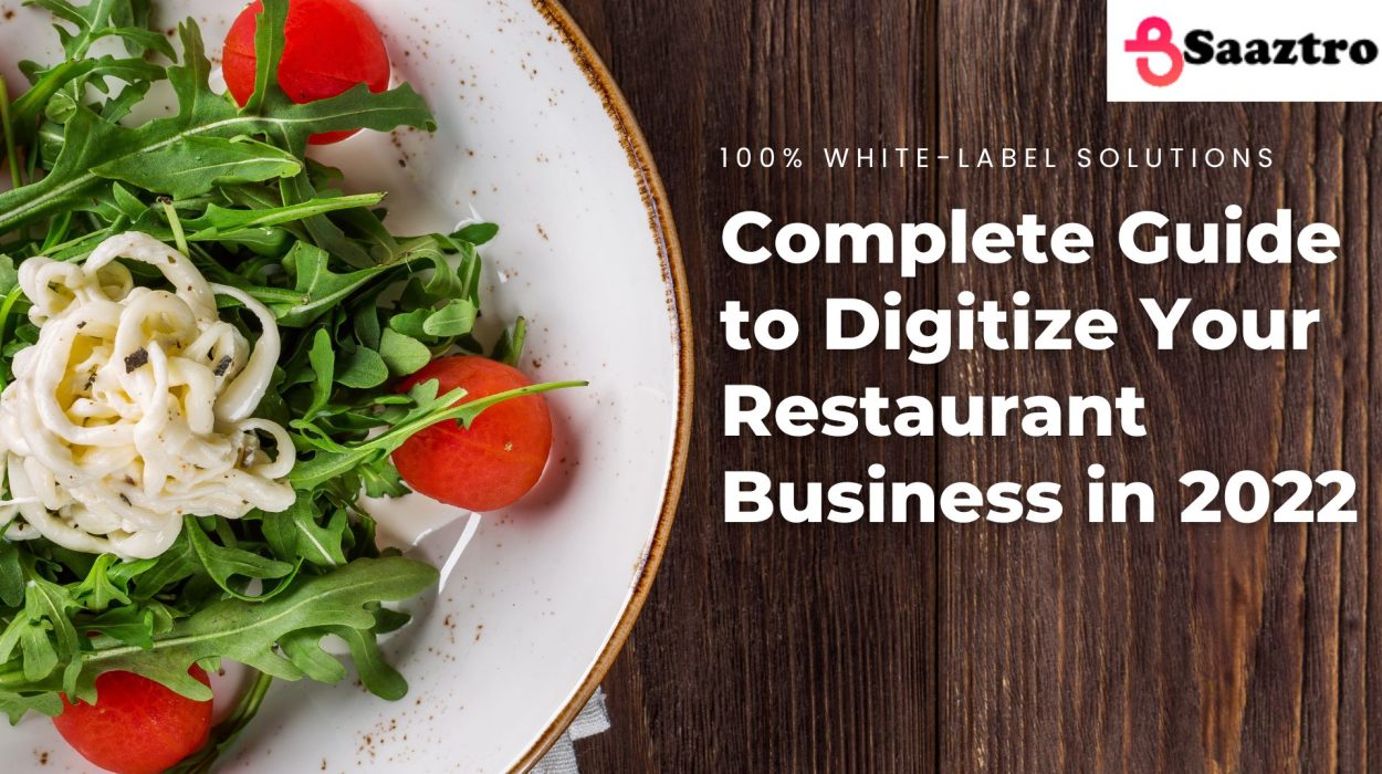 digitize restaurant business