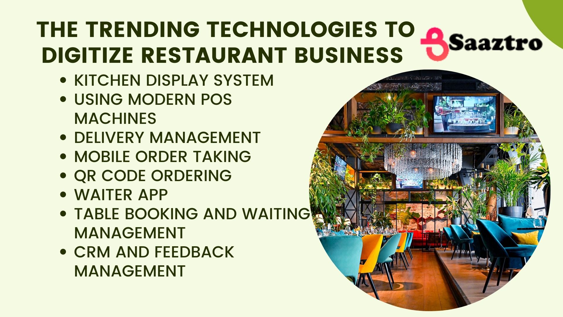 Complete Guide to Digitize Restaurant Business in 2022 Saaztro