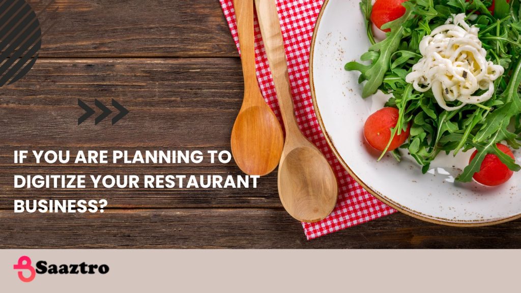 Digitize Restaurant Business