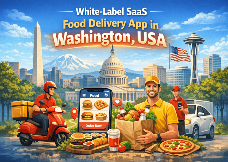 how to launch a white-label food delivery app in Washington