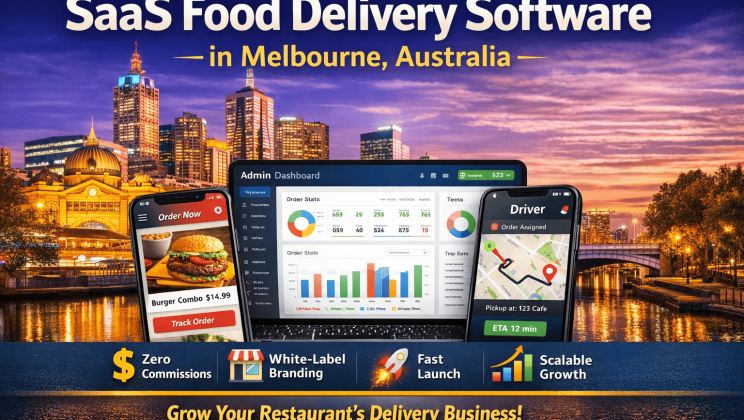 SaaS Based Food Delivery Software in Melbourne, Australia