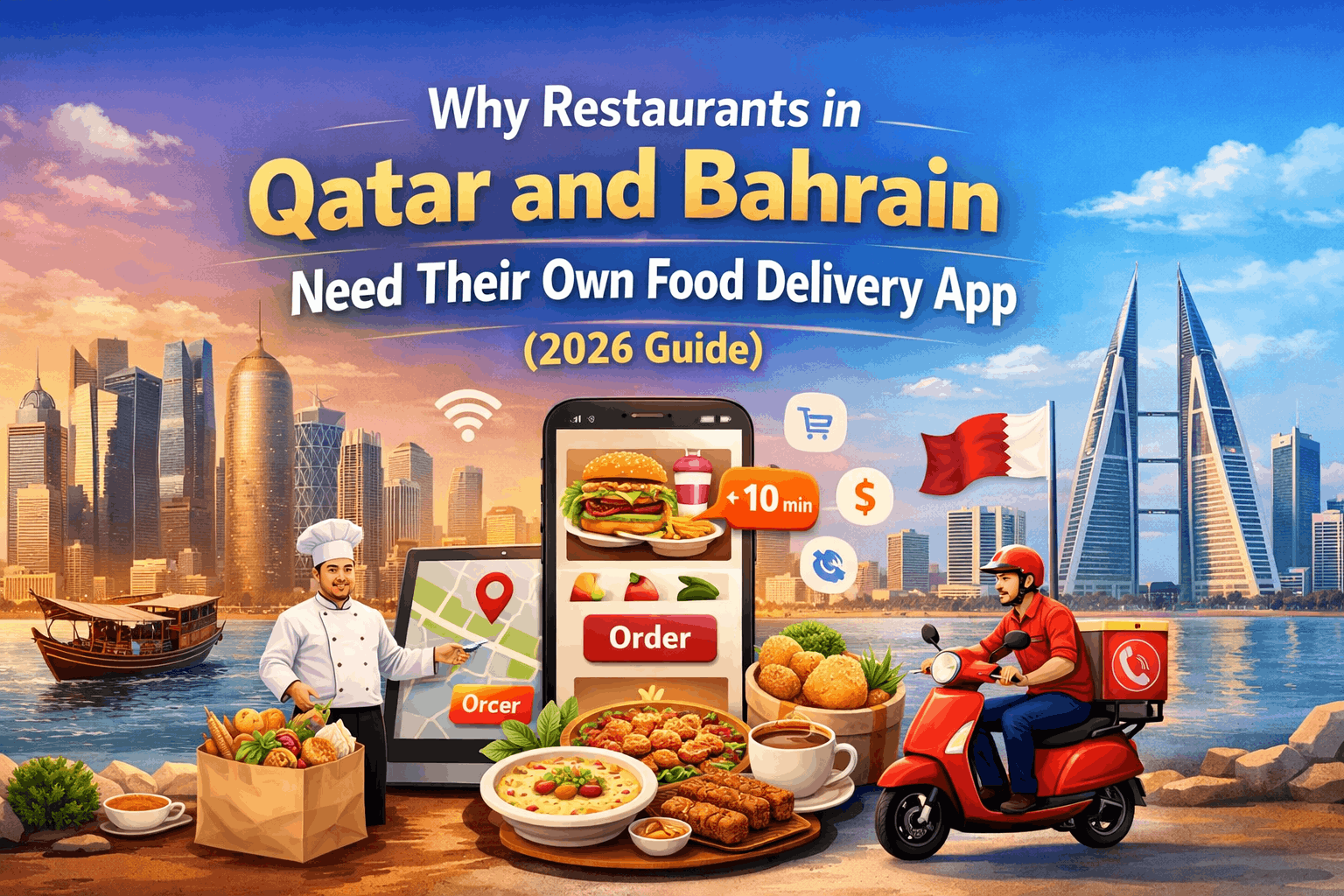 Food Delivery App for Restaurants in Qatar & Bahrain: Why You Need One in 2026