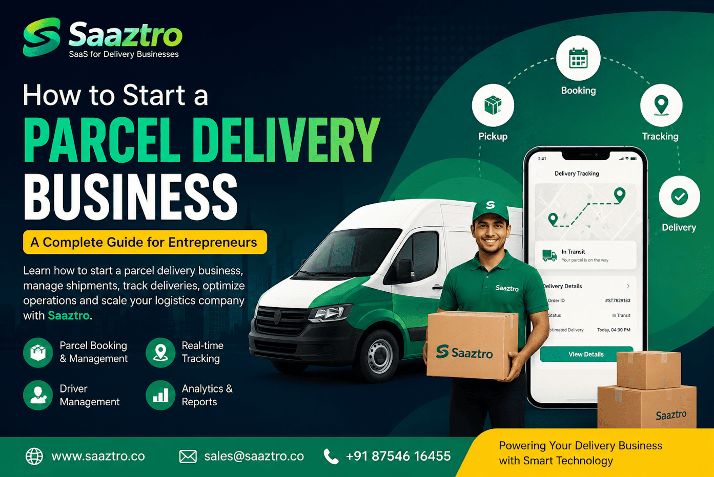 how to start a parcel delivery business