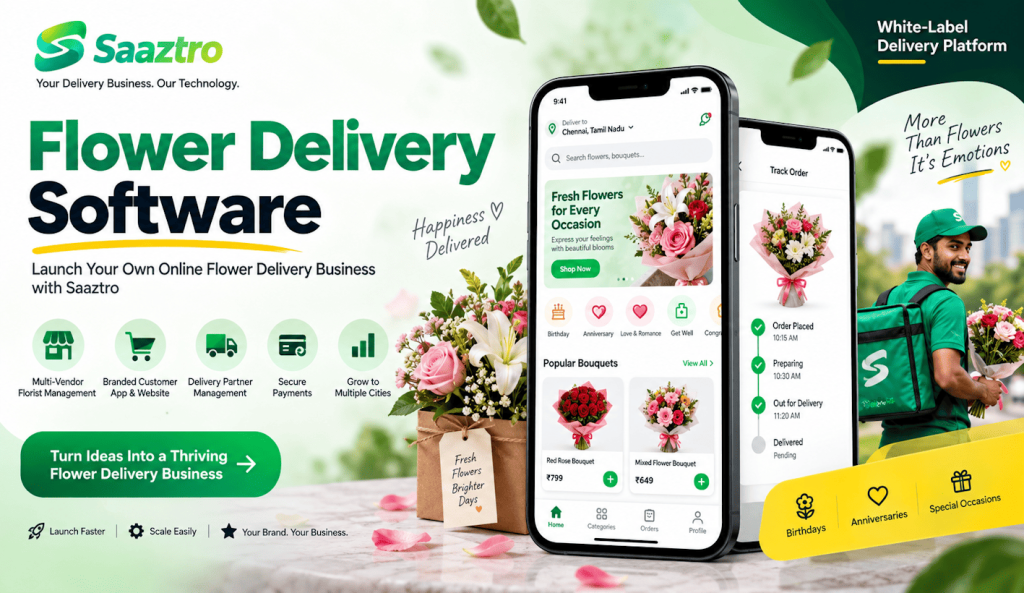 Flower Delivery Software